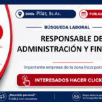 Responsable de Administración y Finanzas