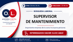 Supervisor de Mantenimiento