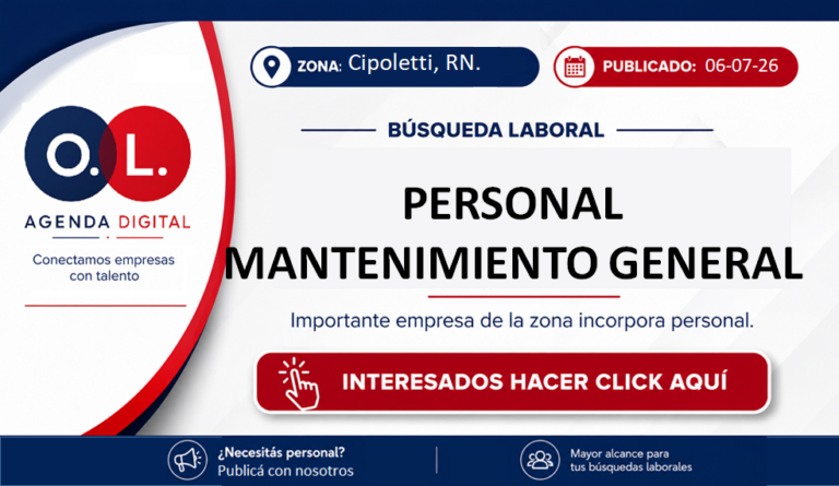 Personal para Mantenimiento General 5 Personal para Mantenimiento General