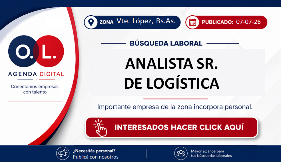 Analista Sr. de Logística 1 Analista Sr. de Logística