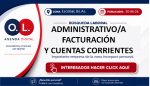 Administrativo/a de Facturación y Cuentas Corrientes