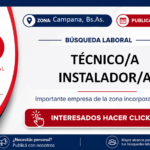 Técnico/a Instalador/a