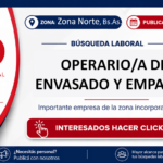 Operario/a de Envasado y Empaque