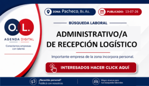 Administrativo/a de Recepción Logístico