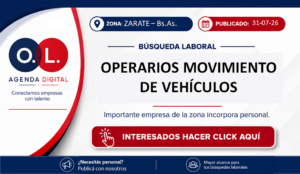 Operarios de Movimiento de Vehículos