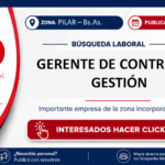 Gerente de Control de Gestión