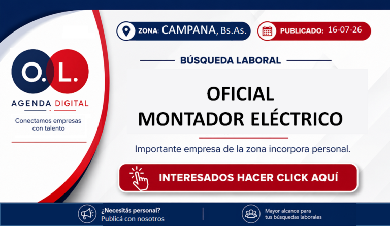 Oficial Montador Eléctrico 2 Oficial Montador Eléctrico