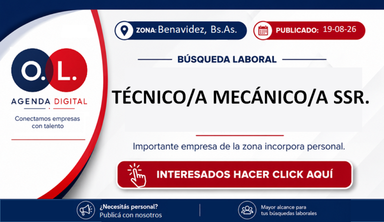 Técnico/a Mecánico/a SSr.