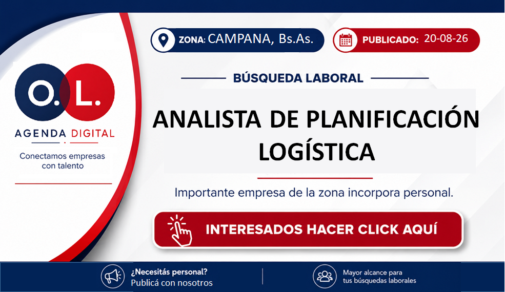 Analista de Planificación Logística