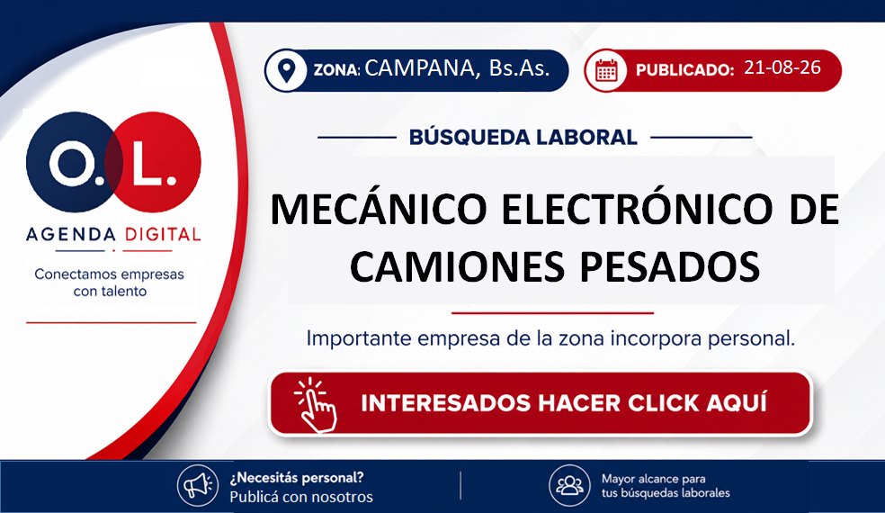 Mecánico Electrónico de Camiones Pesados