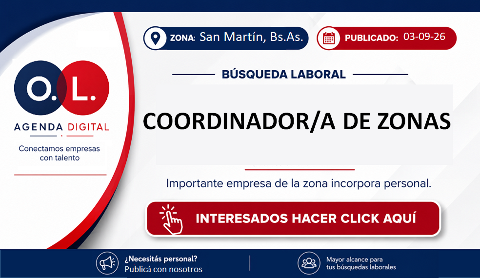 Coordinador/a de Zonas