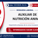 Auxiliar de Nutrición Animal