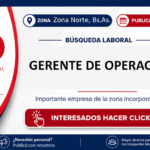 Gerente de Operaciones