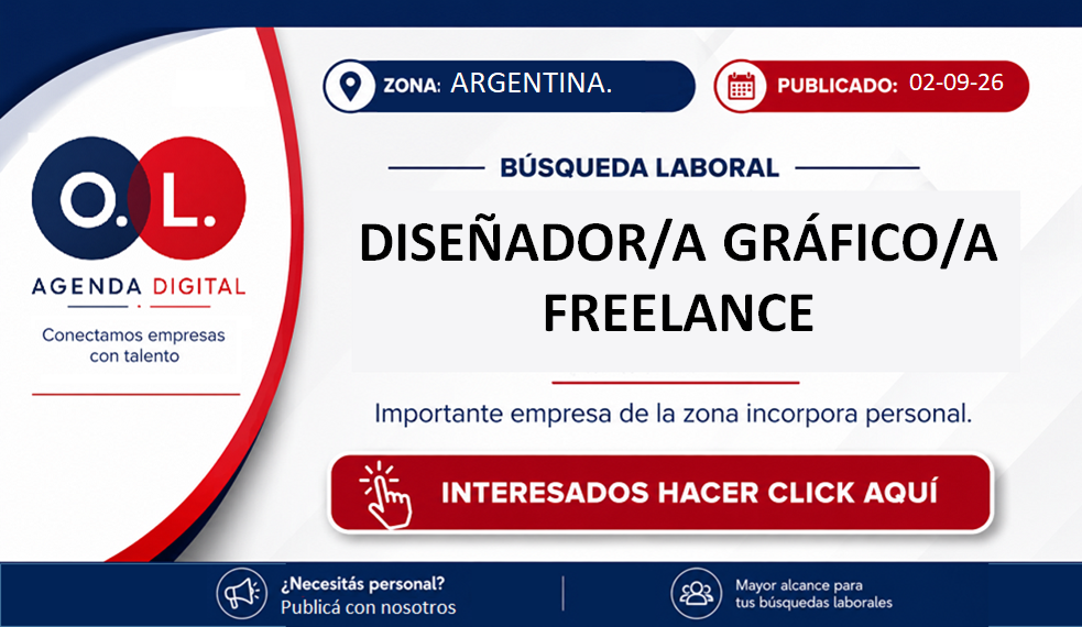 Diseñador/a Gráfico/a Freelance 1 Diseñador/a Gráfico/a Freelance