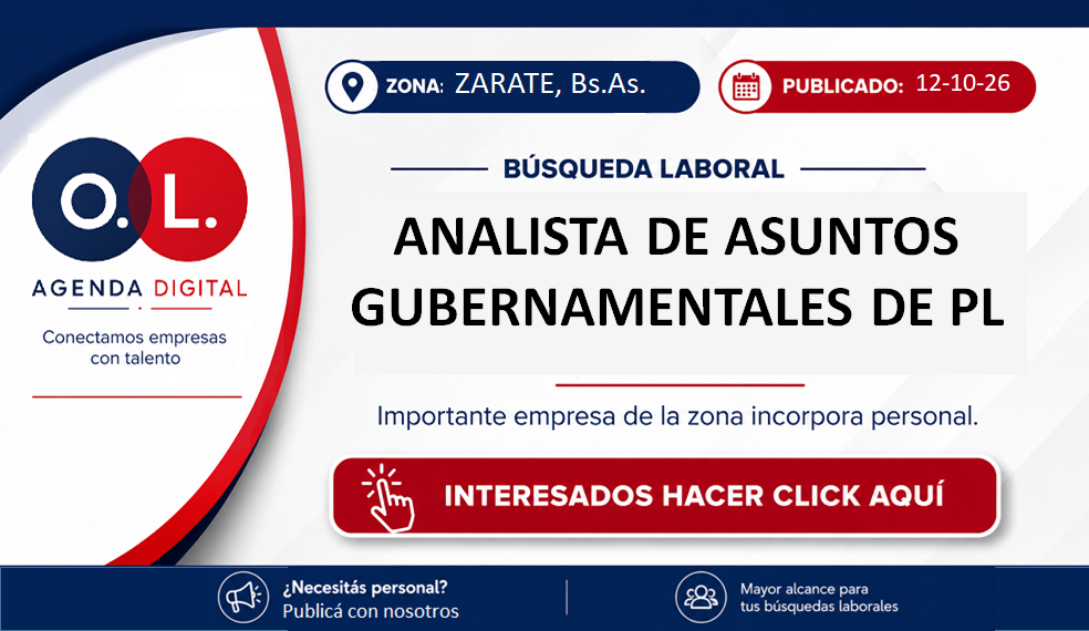 Analista de Asuntos Gubernamentales de PL