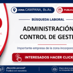 Analista de Administración y Control de Gestión